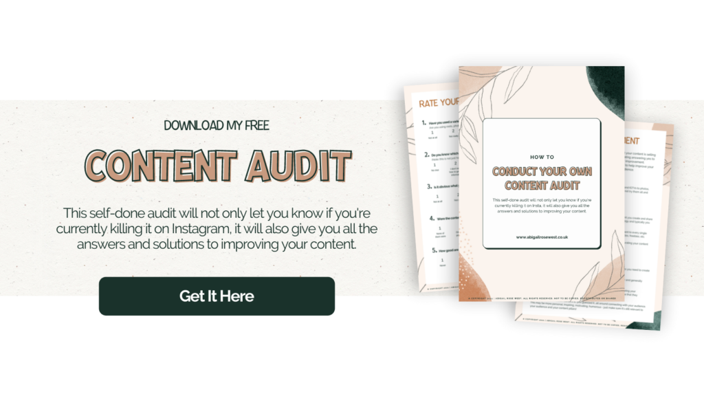 Content Audit | Abigail Rose West